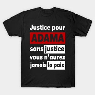 Justice Pour ADAMA T-Shirt